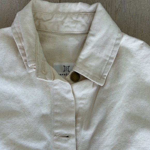 Dafrehica White Denim Vest - Picture 3 of 4